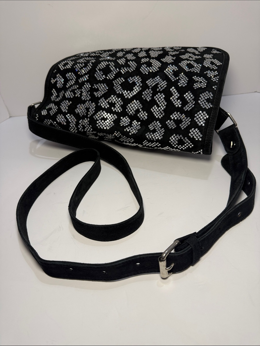 Balmain Leo Swarovski Crystal Messenger Bag - Picture 8 of 12